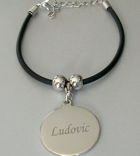 Médaillon bracelet à faire graver