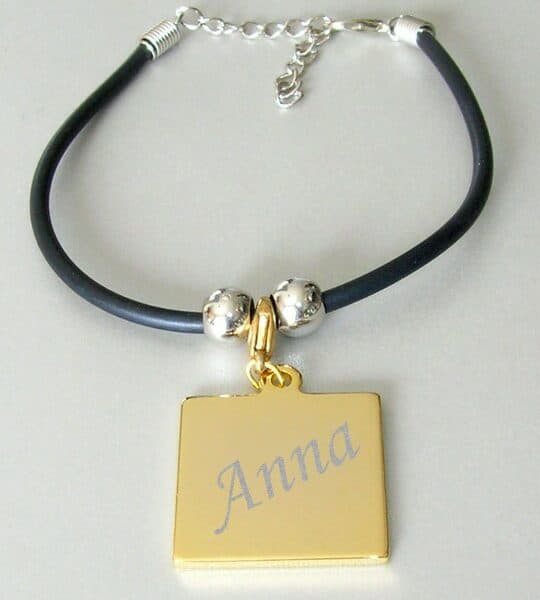 Gravure photo bracelet fantaisie