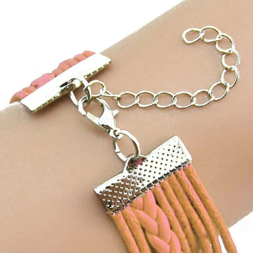 Bracelet motif infini à graver