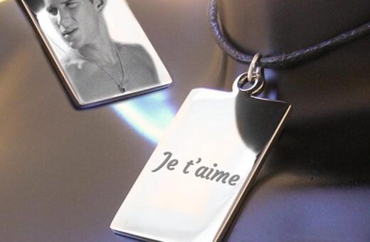 Collier gravé et personnalisé prénom