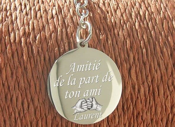 Porte-clés personnalisable avec gravure
